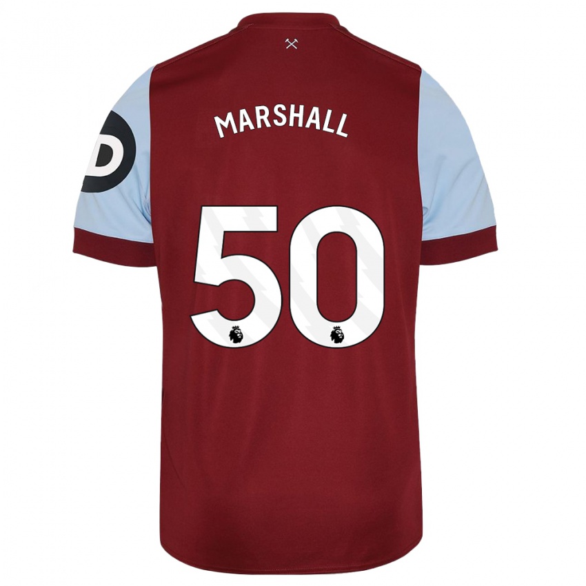 Homem Camisola Callum Marshall #50 Marrom Principal 2023/24 Camisa