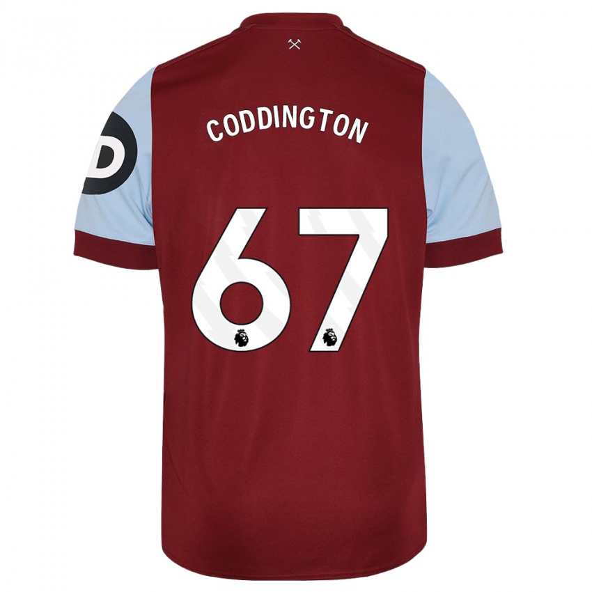 Homem Camisola Remy Coddington #67 Marrom Principal 2023/24 Camisa