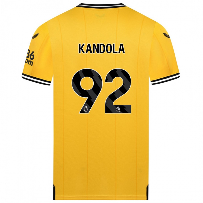 Homem Camisola Kam Kandola #92 Amarelo Principal 2023/24 Camisa