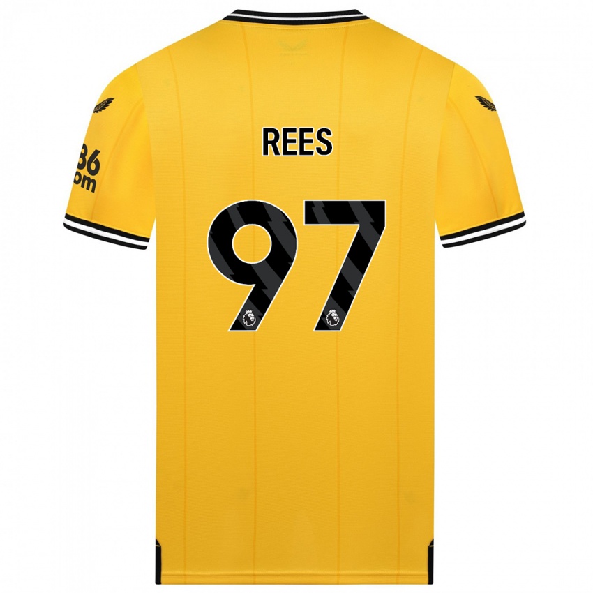 Homem Camisola Mason Rees #97 Amarelo Principal 2023/24 Camisa