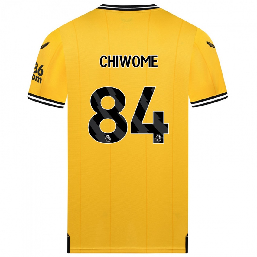 Homem Camisola Leon Chiwome #84 Amarelo Principal 2023/24 Camisa