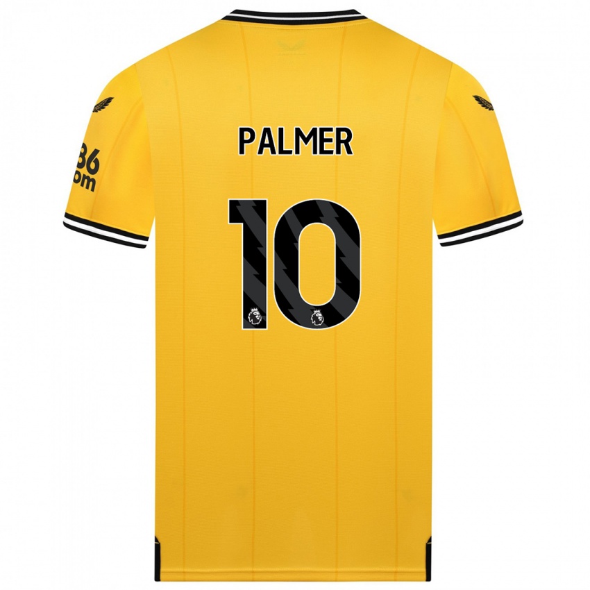 Homem Camisola Jamila Palmer #10 Amarelo Principal 2023/24 Camisa