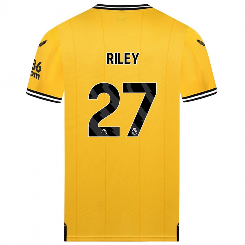 Homem Camisola Lauren Riley #27 Amarelo Principal 2023/24 Camisa