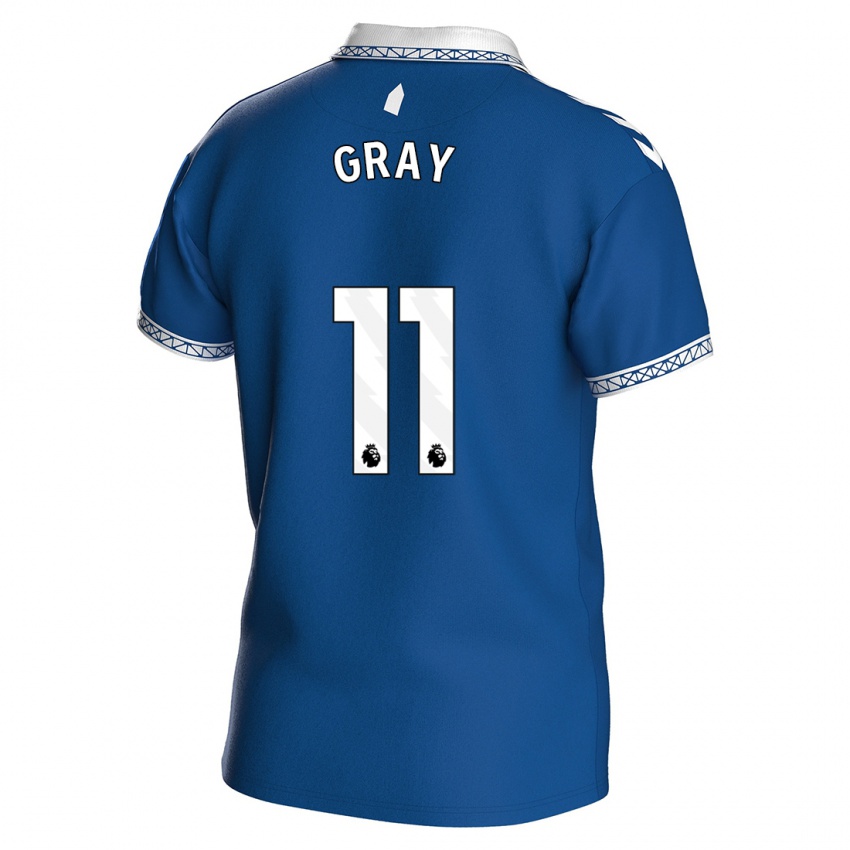 Homem Camisola Demarai Gray #11 Azul Real Principal 2023/24 Camisa