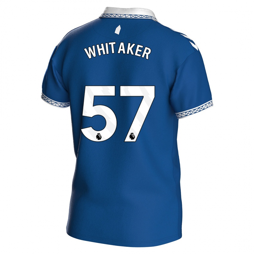 Homem Camisola Charlie Whitaker #57 Azul Real Principal 2023/24 Camisa
