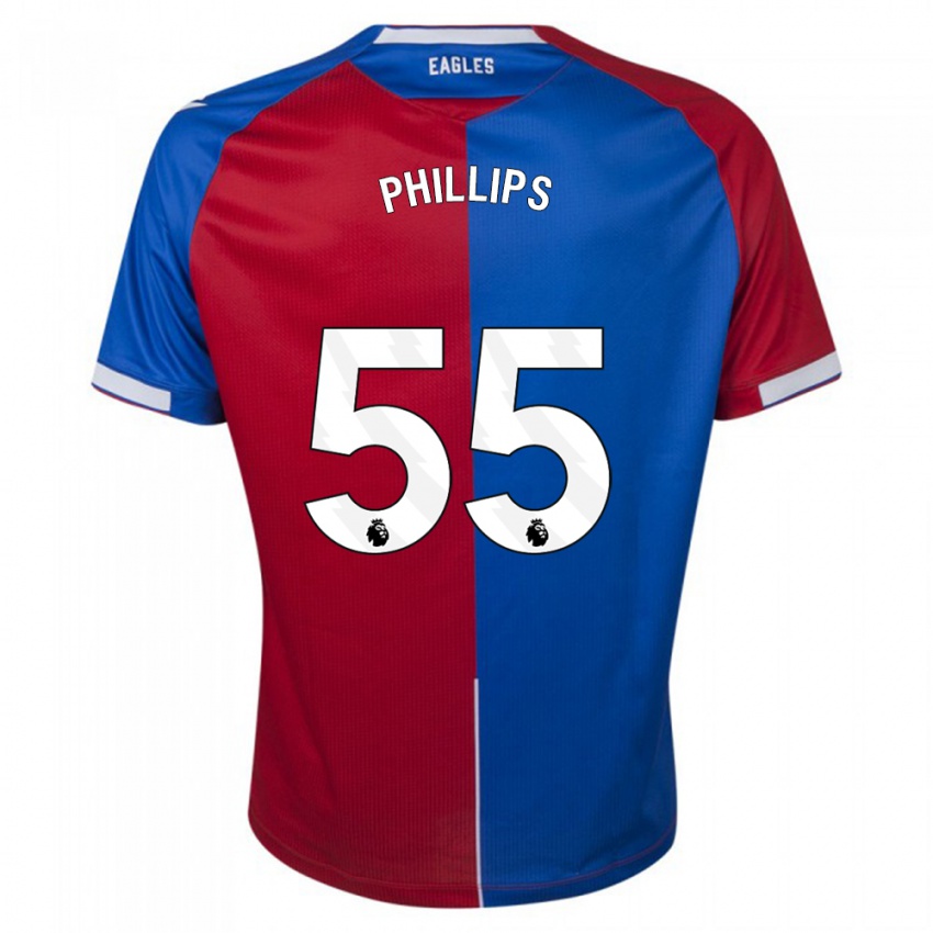 Homem Camisola Killian Phillips #55 Vermelho Azul Principal 2023/24 Camisa