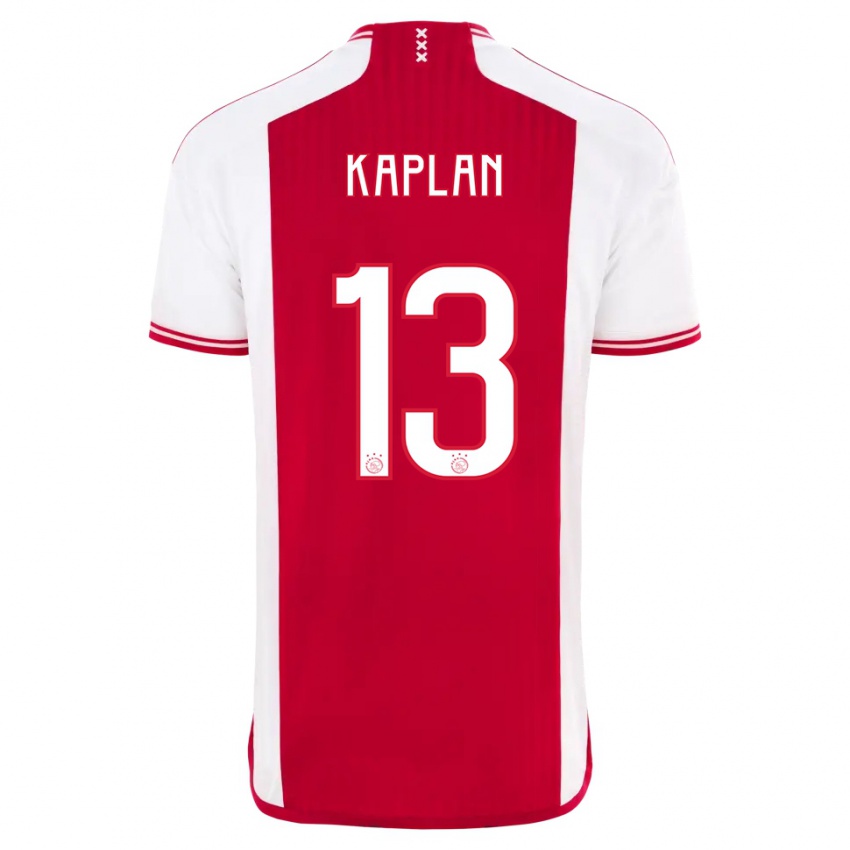Homem Camisola Ahmetcan Kaplan #13 Vermelho Branco Principal 2023/24 Camisa