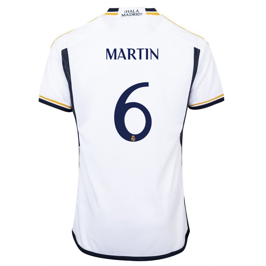 Homem Camisola Mario Martin #6 Branco Principal 2023/24 Camisa