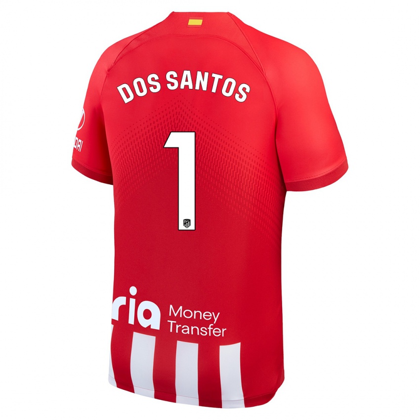Homem Camisola Alex Dos Santos #1 Vermelho Branco Principal 2023/24 Camisa