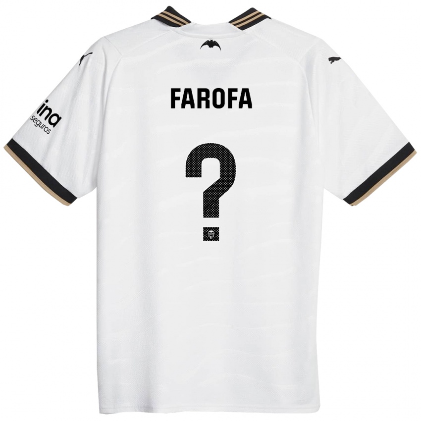 Homem Camisola Rodrigo Farofa #0 Branco Principal 2023/24 Camisa