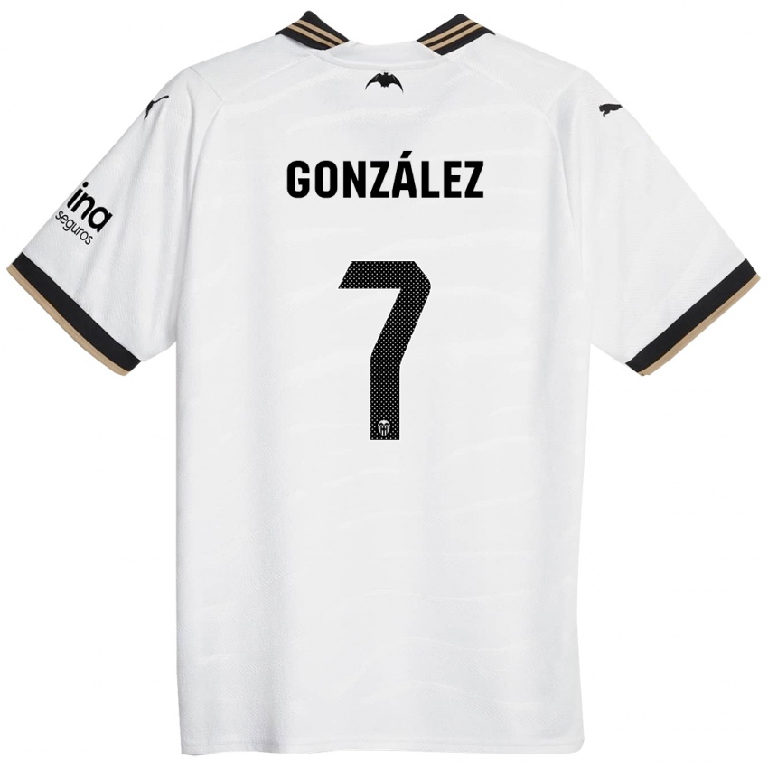 Homem Camisola Hugo González #7 Branco Principal 2023/24 Camisa