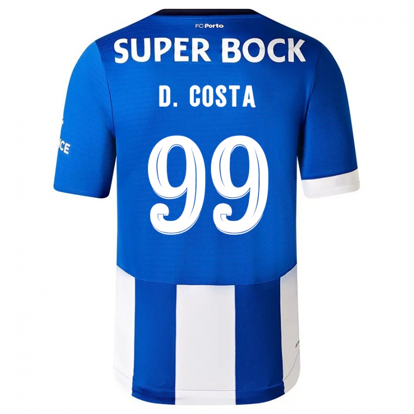 Homem Camisola Diogo Costa #99 Branco Azulado Principal 2023/24 Camisa