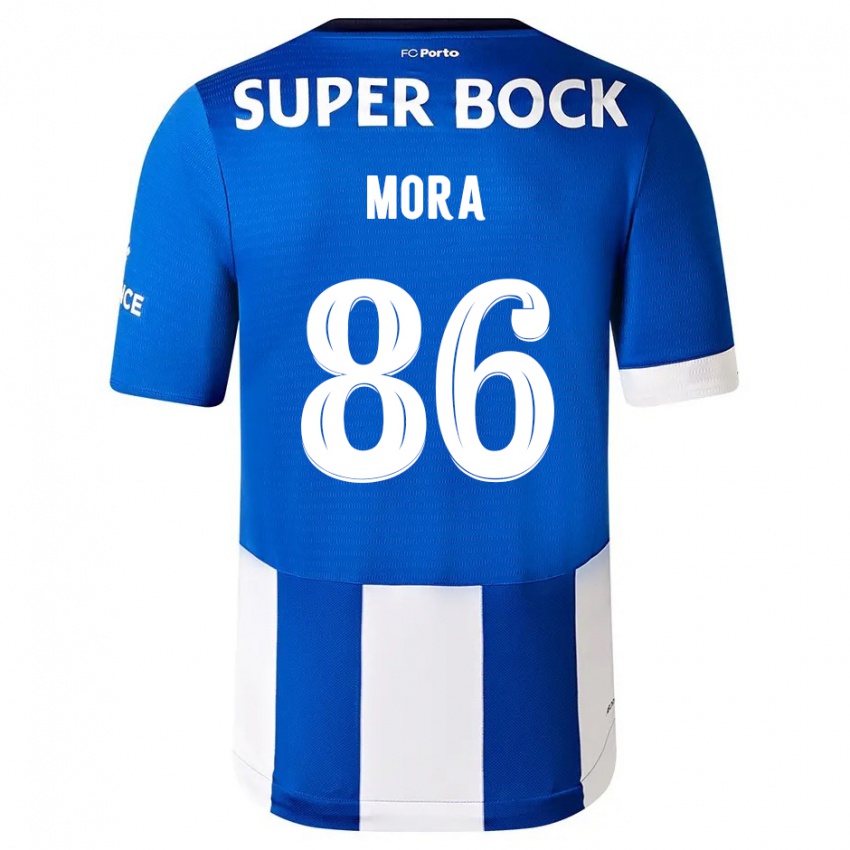 Homem Camisola Rodrigo Mora #86 Branco Azulado Principal 2023/24 Camisa