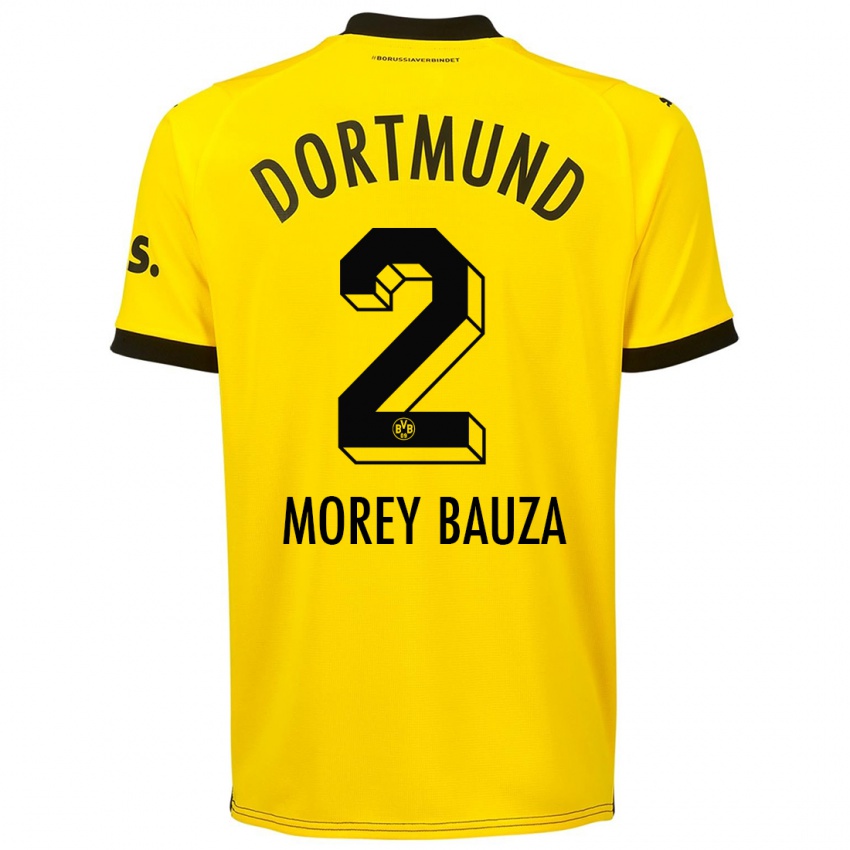 Homem Camisola Mateu Morey Bauza #2 Amarelo Principal 2023/24 Camisa