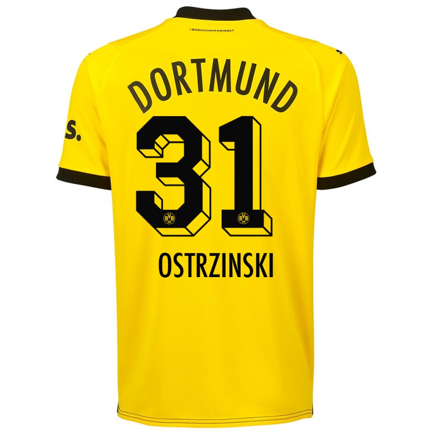 Homem Camisola Silas Ostrzinski #31 Amarelo Principal 2023/24 Camisa