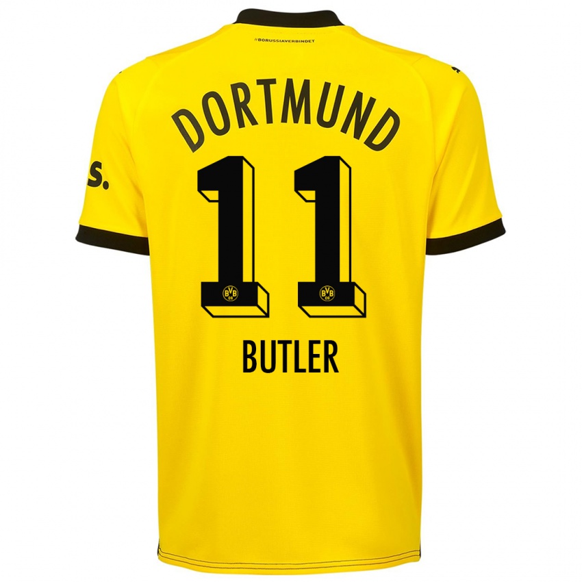 Homem Camisola Justin Butler #11 Amarelo Principal 2023/24 Camisa
