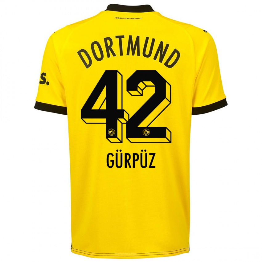 Homem Camisola Goktan Gurpuz #42 Amarelo Principal 2023/24 Camisa