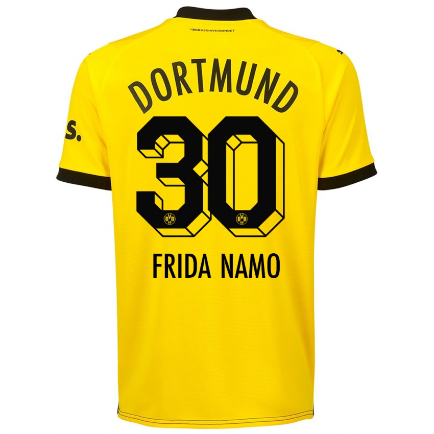Homem Camisola Ronning Frida Namo #30 Amarelo Principal 2023/24 Camisa