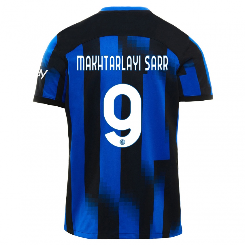 Homem Camisola Amadou Makhtarlayi Sarr #9 Preto Azul Principal 2023/24 Camisa