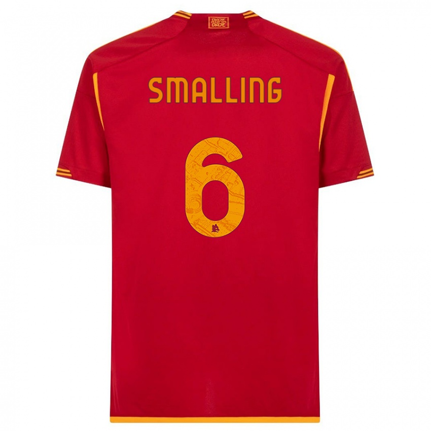 Homem Camisola Chris Smalling #6 Vermelho Principal 2023/24 Camisa