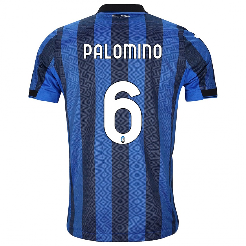 Homem Camisola Jose Luis Palomino #6 Preto Azul Principal 2023/24 Camisa