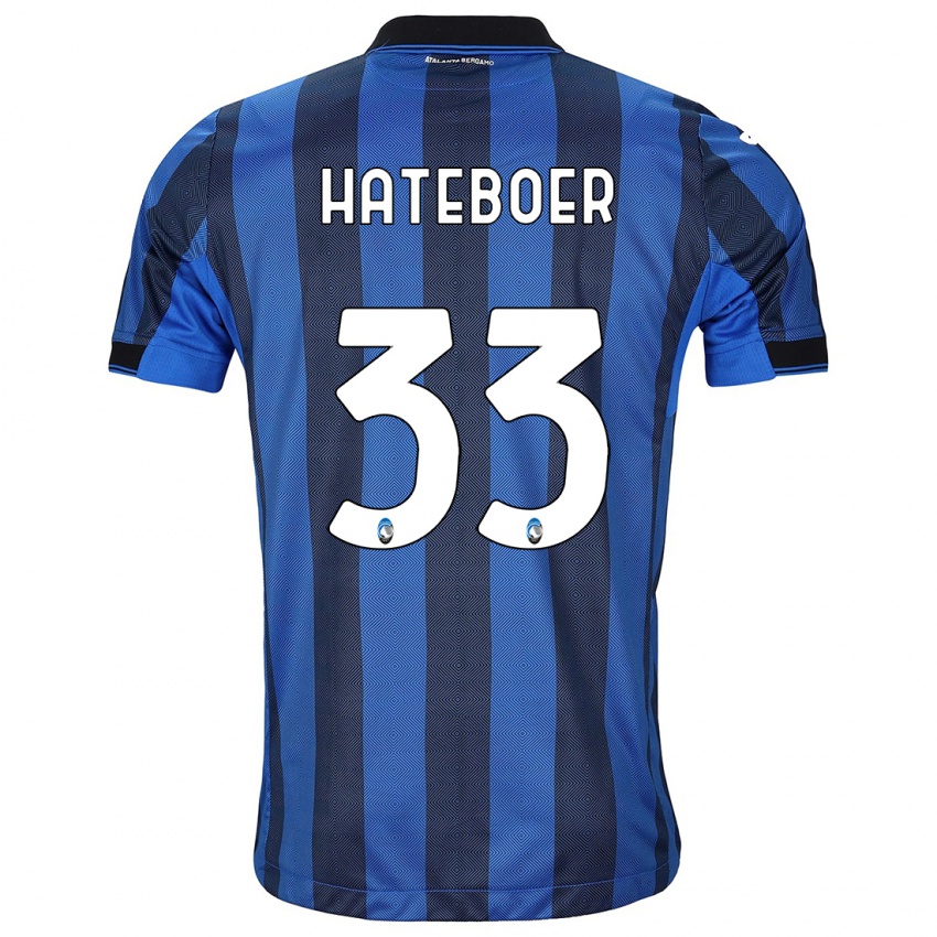 Homem Camisola Hans Hateboer #33 Preto Azul Principal 2023/24 Camisa