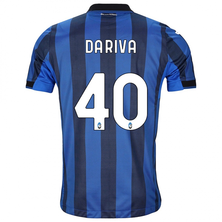 Homem Camisola Jacopo Da Riva #40 Preto Azul Principal 2023/24 Camisa