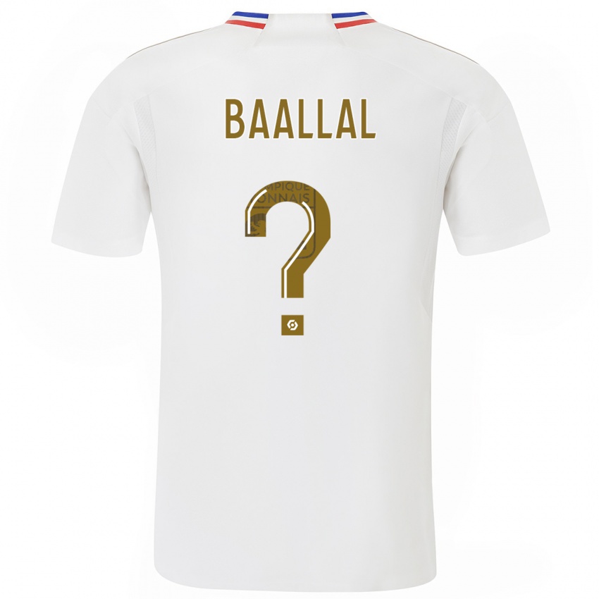 Homem Camisola Abdellah Baallal #0 Branco Principal 2023/24 Camisa