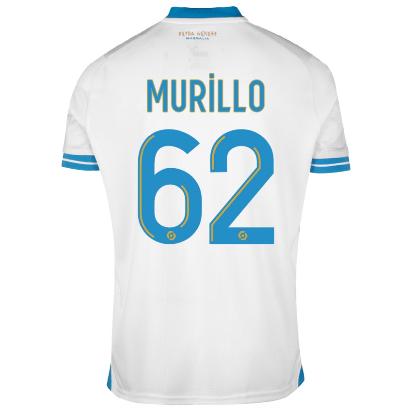 Homem Camisola Amir Murillo #62 Branco Principal 2023/24 Camisa