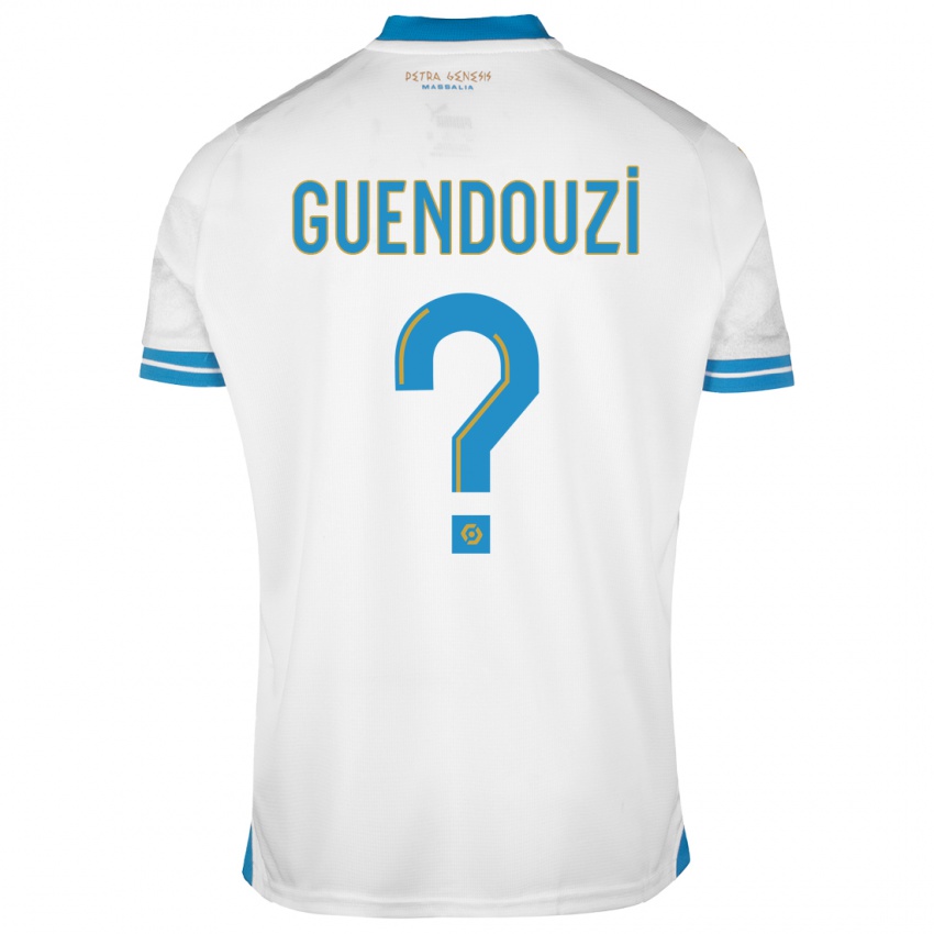 Homem Camisola Milan Guendouzi #0 Branco Principal 2023/24 Camisa
