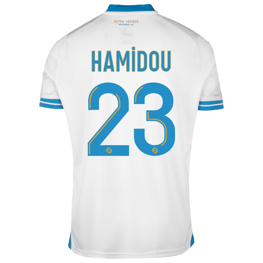 Homem Camisola Jamila Hamidou #23 Branco Principal 2023/24 Camisa