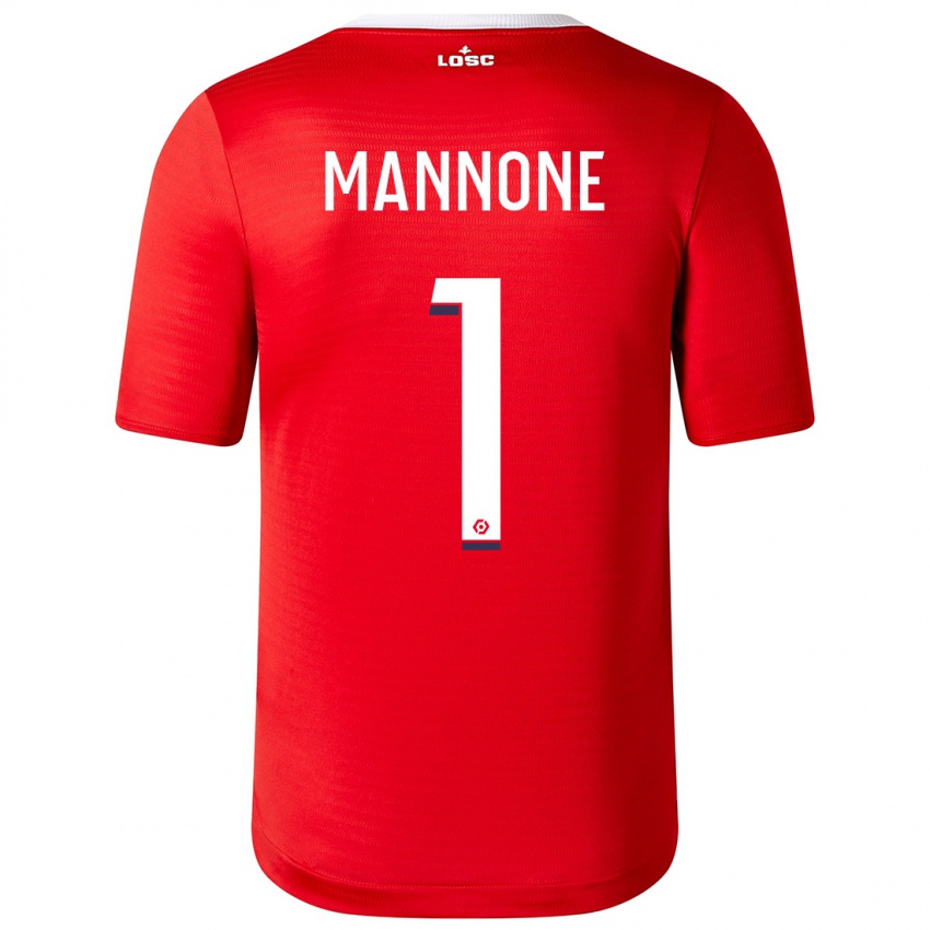 Homem Camisola Vito Mannone #1 Vermelho Principal 2023/24 Camisa