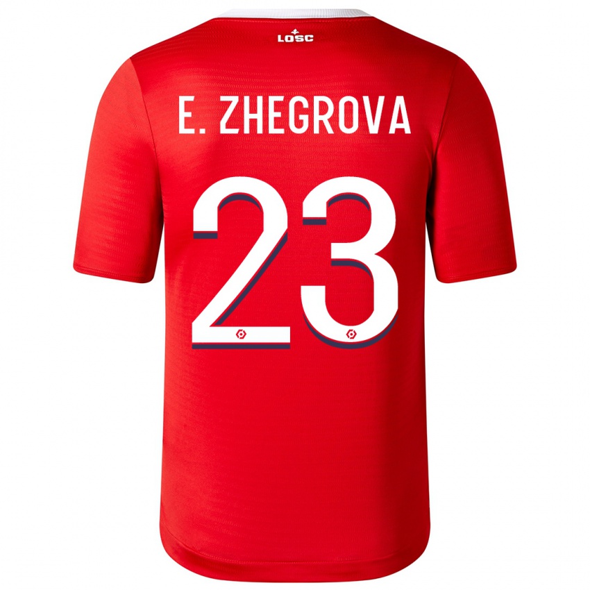 Homem Camisola Edon Zhegrova #23 Vermelho Principal 2023/24 Camisa
