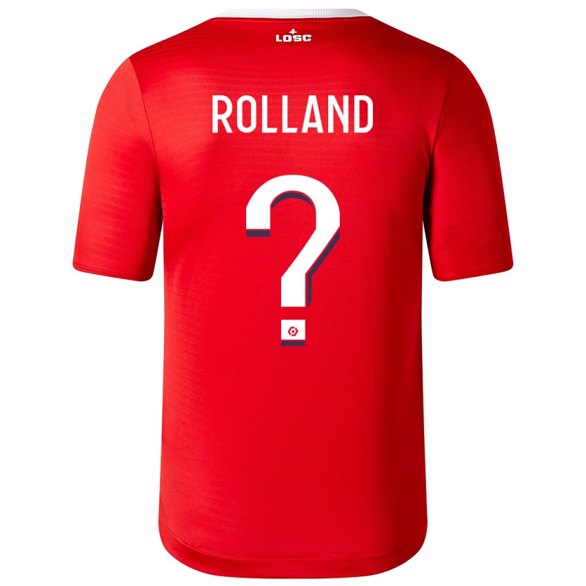 Homem Camisola Baptiste Rolland #0 Vermelho Principal 2023/24 Camisa