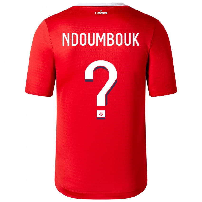 Homem Camisola Marlyse Ngo Ndoumbouk #0 Vermelho Principal 2023/24 Camisa