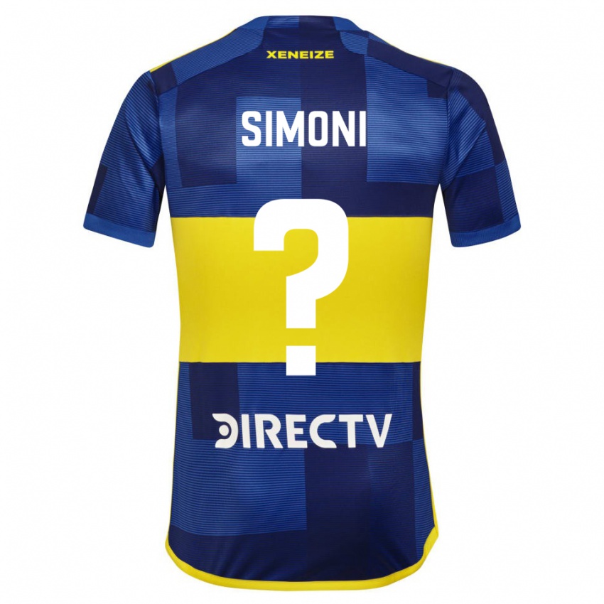 Homem Camisola Valentino Simoni #0 Azul Escuro Amarelo Principal 2023/24 Camisa