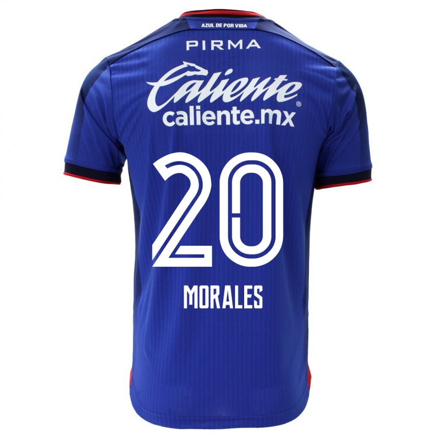Homem Camisola Ivan Morales #20 Azul Principal 2023/24 Camisa
