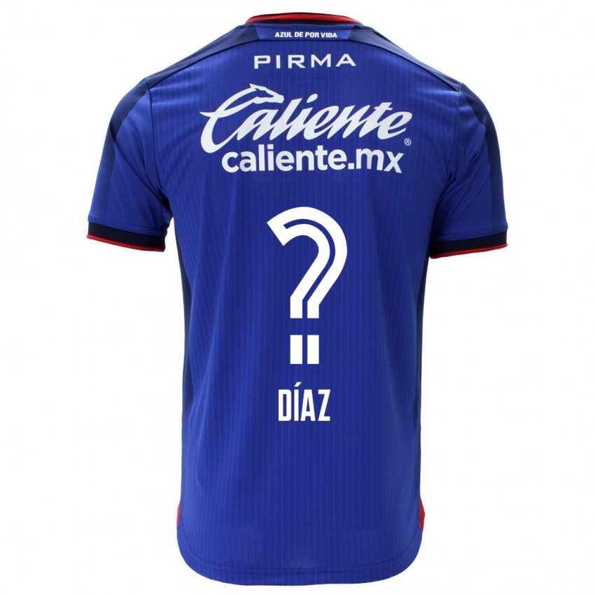 Homem Camisola Josué Díaz #0 Azul Principal 2023/24 Camisa