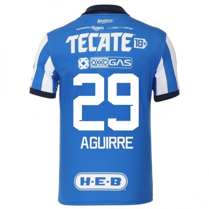 Homem Camisola Rodrigo Aguirre #29 Branco Azulado Principal 2023/24 Camisa
