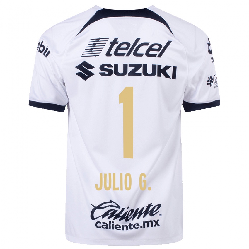 Homem Camisola Julio Gonzalez #1 Branco Principal 2023/24 Camisa