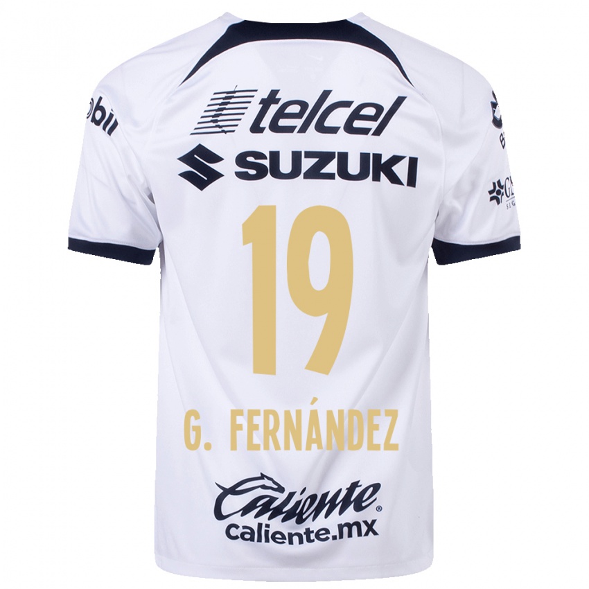 Homem Camisola Gabriel Fernández #19 Branco Principal 2023/24 Camisa