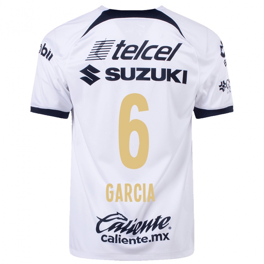 Homem Camisola Marco Garcia #6 Branco Principal 2023/24 Camisa
