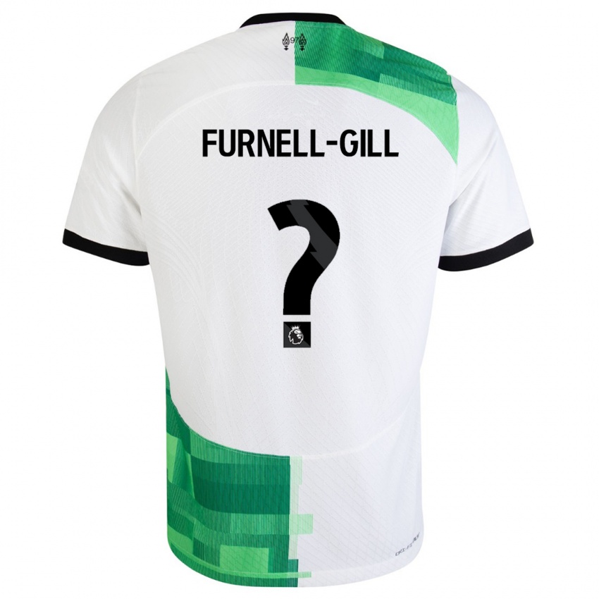 Homem Camisola Luca Furnell-Gill #0 Branco Verde Alternativa 2023/24 Camisa
