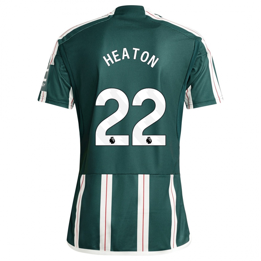 Homem Camisola Tom Heaton #22 Verde Escuro Alternativa 2023/24 Camisa