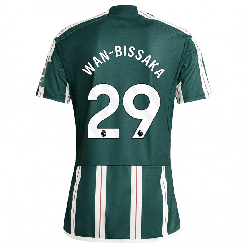 Homem Camisola Aaron Wan-Bissaka #29 Verde Escuro Alternativa 2023/24 Camisa
