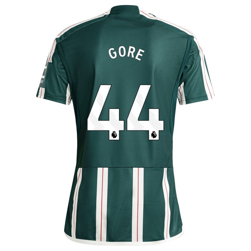 Homem Camisola Daniel Gore #44 Verde Escuro Alternativa 2023/24 Camisa