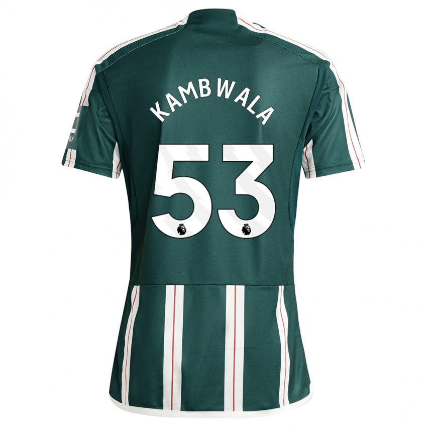 Homem Camisola Willy Kambwala #53 Verde Escuro Alternativa 2023/24 Camisa