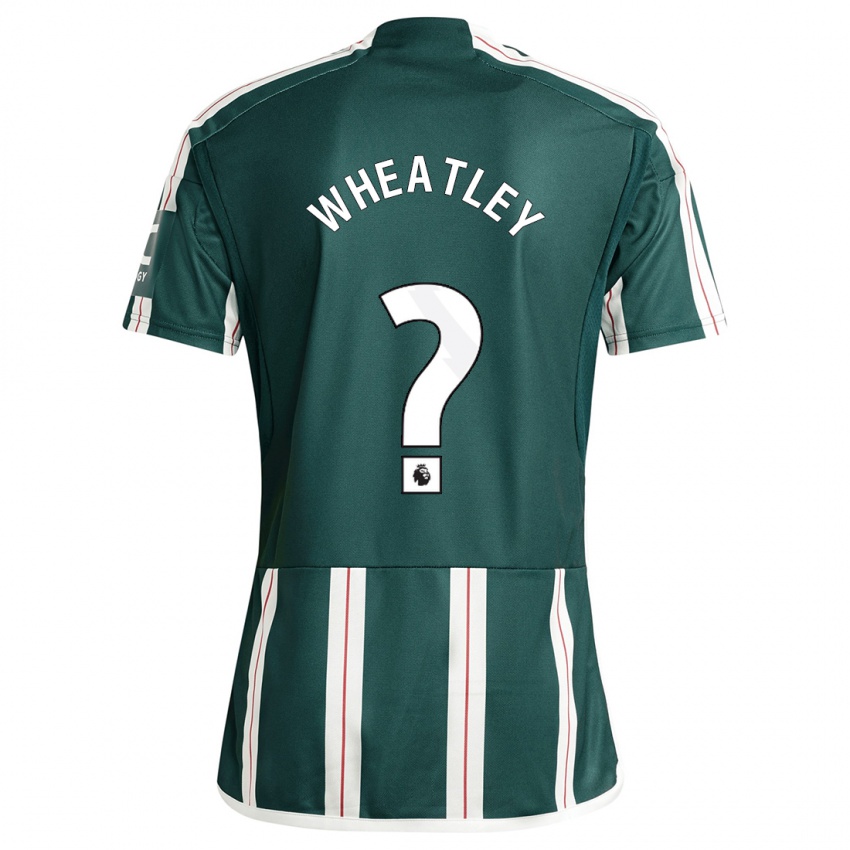 Homem Camisola Ethan Wheatley #0 Verde Escuro Alternativa 2023/24 Camisa