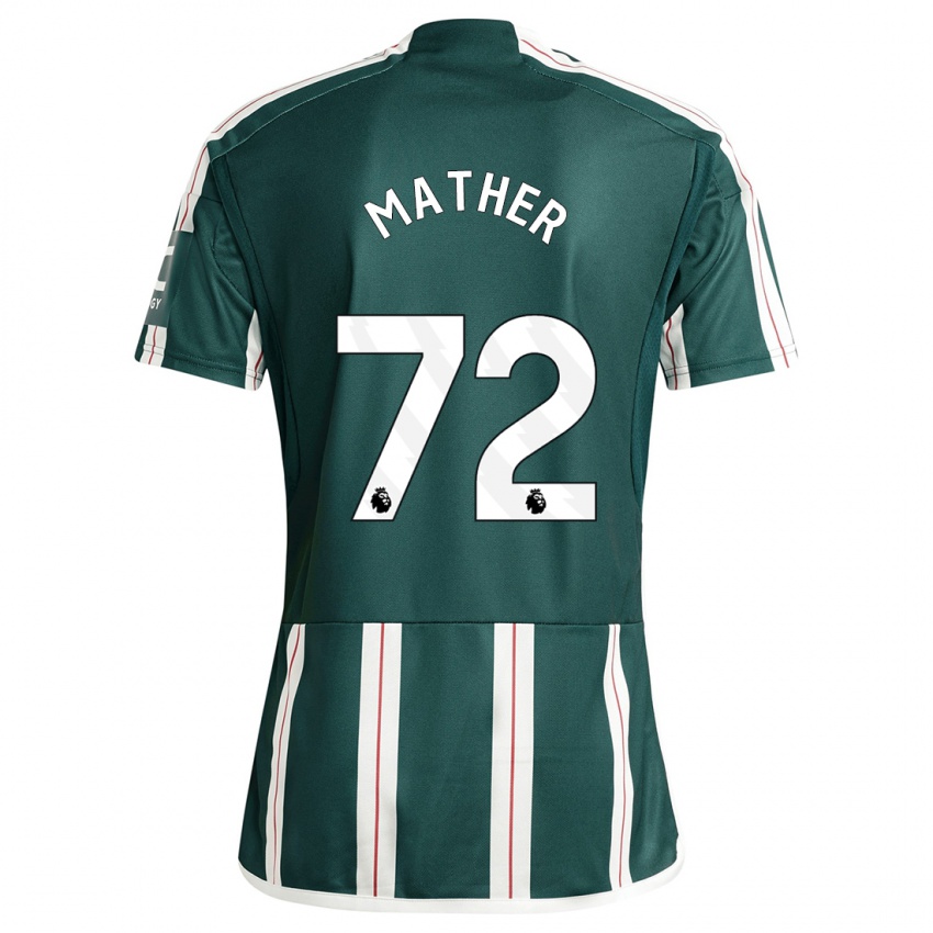 Homem Camisola Sam Mather #72 Verde Escuro Alternativa 2023/24 Camisa