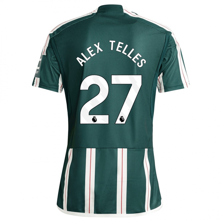 Homem Camisola Alex Nicolao Telles #27 Verde Escuro Alternativa 2023/24 Camisa